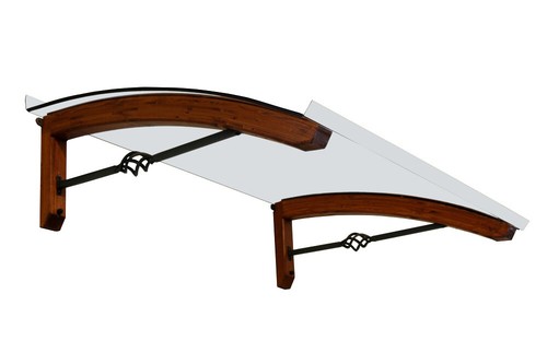 Pensilina tettoia legno - tettoia,