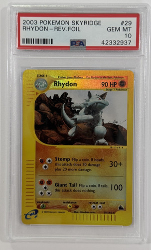 Pokemon skyridge rhydon 144 - skyridge, 29/144