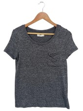 ABERCROMBIE & FITCH T-shirt Donna Camicia Taglia IT 38 grigio chiaro