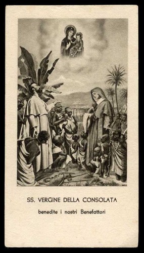 Santino holy card madonna - card,