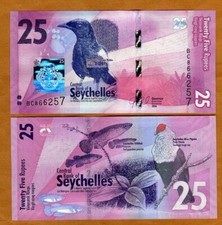 Seychelles, 25 rupie, 2016