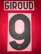 KIT GIROUD 9 NEROROSSO X MAGLIA CALCIO MILAN NUOVO 21-22