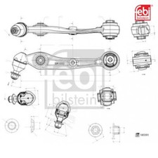 Control arm, wheel suspension