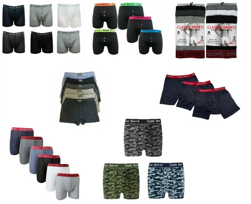 Boxer uomo classico sportivo