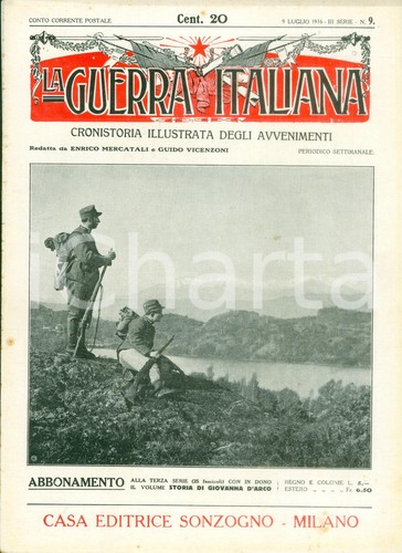 1916 guerra italiana ww1 - guerra,