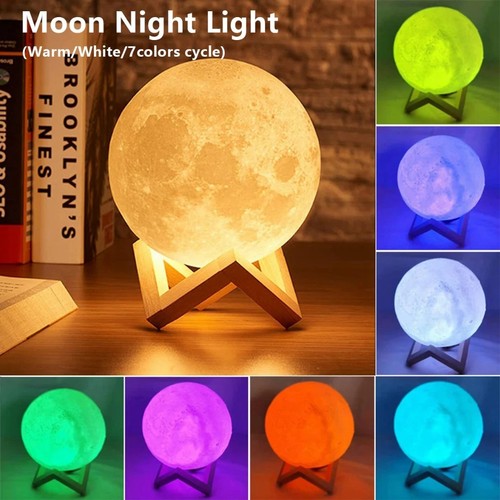 Luce notturna luna - luce, 3d