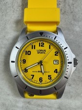 Orologio al quarzo uomo giallo