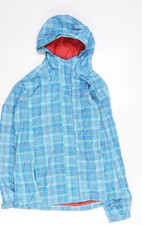 Giacca a vento Regatta bambina blu check 11 anni