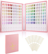 Libro per Unghie Espositore Con 216 Colori per Unghie, Con 240 Punte per Unghie 