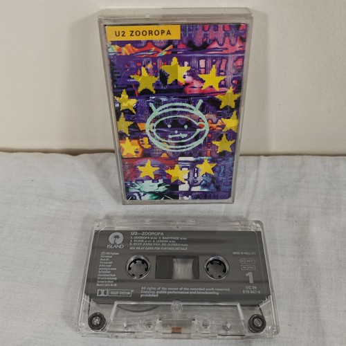 Zooropa cassette tape album - u2,