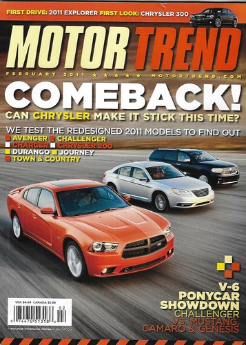 Motor trend auto magazine - auto,