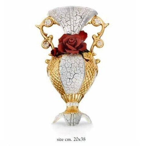 Capodimonte porcelain vase - capodimonte,