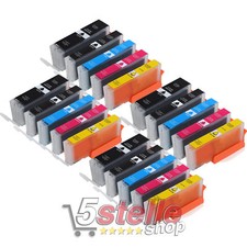 KIT 20 CARTUCCE XL PER CANON PIXMA MG5750 MG5751 MG5752 MG5753 MG6850 MG6851