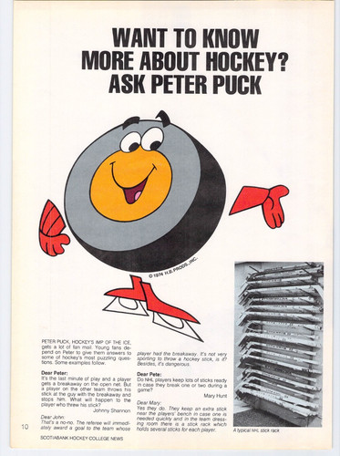 Vtg 1980 peter puck - puck, billy