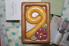 THUN,  "Formella numero civico , Dimensioni  10x7 cm.Idea regalo. "9"