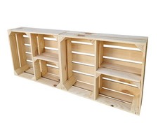 Casse di legno con ripiani