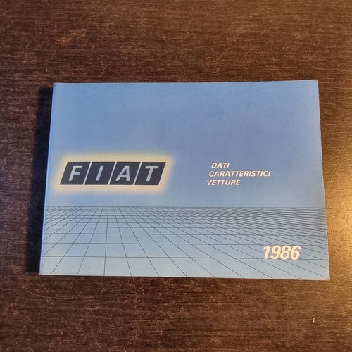 Manuale dati caratteristici - dati,