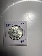 1963-D 50C Franklin mezzo