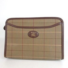 Autentica pochette BURBERRYS in pelle/tela [Usata]