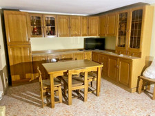 Cucina Gatto componibile in legno massello completa di tavolo