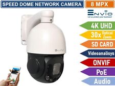 TELECAMERA SPEED DOME NETWORK 4K 8MP ULTRA HD ZOOM OTTICO 30X ONVIF POE VIDEOAN