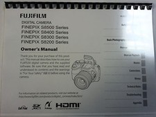 FUJIFILM S8200/S8300/S8400/S8500 GUIDA MANUALE DI ISTRUZIONI STAMPATA 143 PAGINE A5