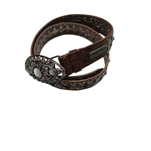 Cintura guess marrone - guess, finta