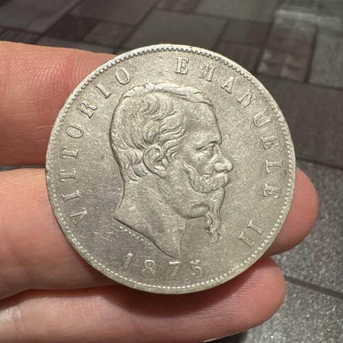 Moneta lire 1875 vittorio - lire,