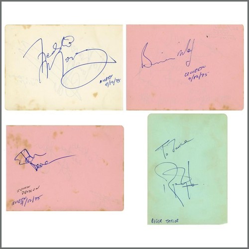 Queen 1970s autographs - 1970s, (uk)