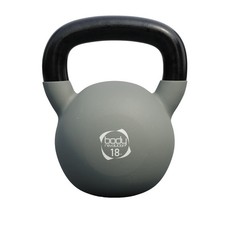 Kettlebell grigia 18 kg con