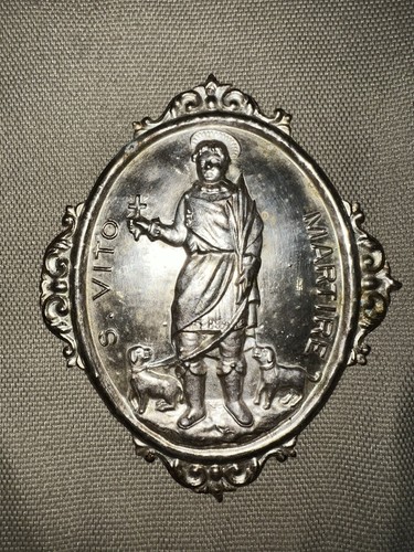 Antica rara placca medaglione - antica,