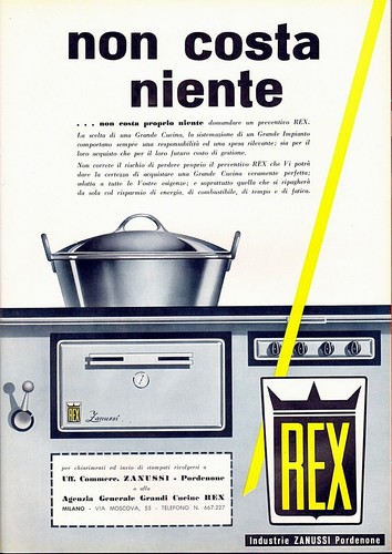 Pubblicita 1956 grandi cucine - 1956,