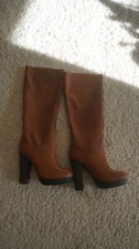 Stivali pelle marrone 38 Miss
