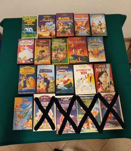 Vhs disney originali - vhs,