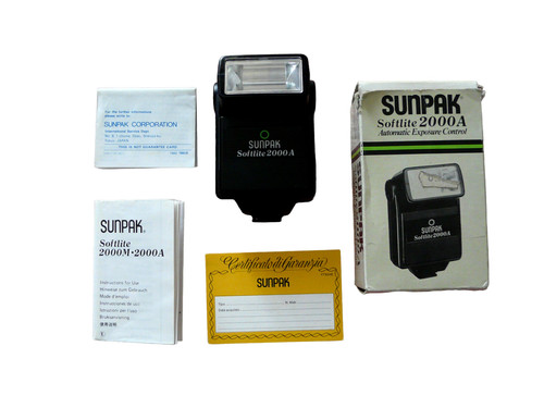 Sunpak softlite 2000 flash - 2000, a