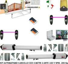 KIT AUTOMAZIONE CANCELLO 4 MT
