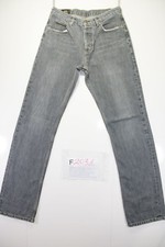 Lee Seattle (Cod. F2031) Tg.46 W32 L36 jeans Usato Vita Alta Vintage Nero grigio