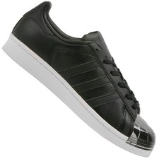 Adidas Superstar Metal Toe BY2883 Originals sneaker scarpe in pelle nere 41 1/3