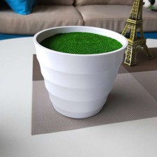 Vaso in plastica bianca
