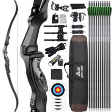 ILF 60 pollici tiro con l'arco arco ricurvo freccia in carbonio set 30-60 libbre arco sportivo caccia