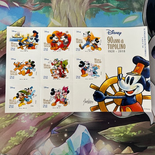Foglio pieno francobolli 90 - foglio, 8