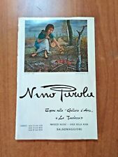 SALSOMAGGIORE Galleria d'Arte La Tavolozza depliant mostra NINO PAROLA