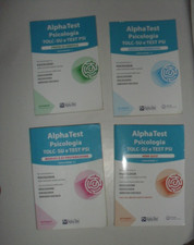 KIT COMPLETO DI LIBRI Alpha Test Psicologia  TOLC SU E TEST PSI  12 EDIZIONE