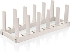 Tescoma 899482 Porta padelle FlexiSPACE 37x14.8x12cm, plastica, bianco Rotex