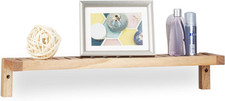 Mensola a Muro in Legno Di Noce, Scaffale Da Parete Cucina, Bagno Cameretta, Hxl