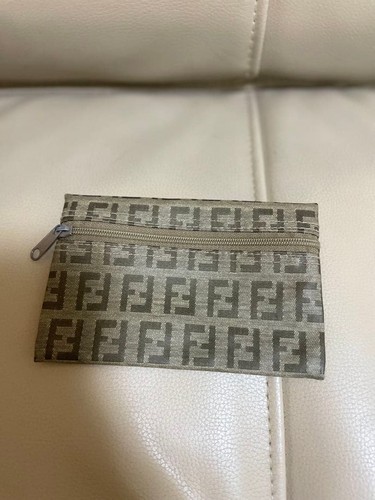 Fendi zucca mini pouch - zucca, ff
