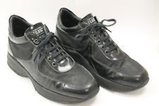 1^ CLASSE ALVIERO MARTINI scarpe donna tg 8 Europa 41 nero tela pelle S7246