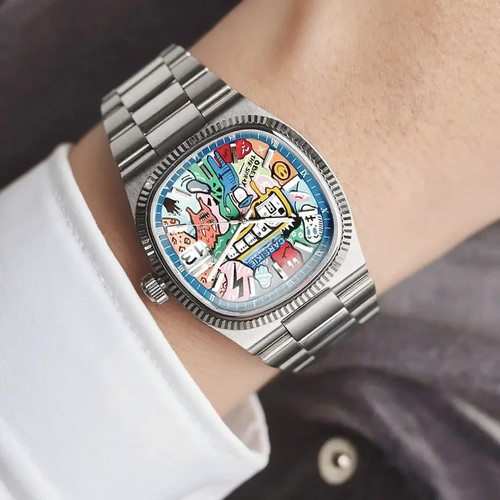 Orologio uomo quadrato - da,