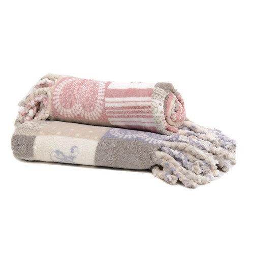 Coperta plaid pile dis - coperta,