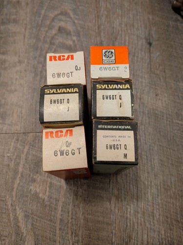 6w6gt rca cge sylvania - rca,